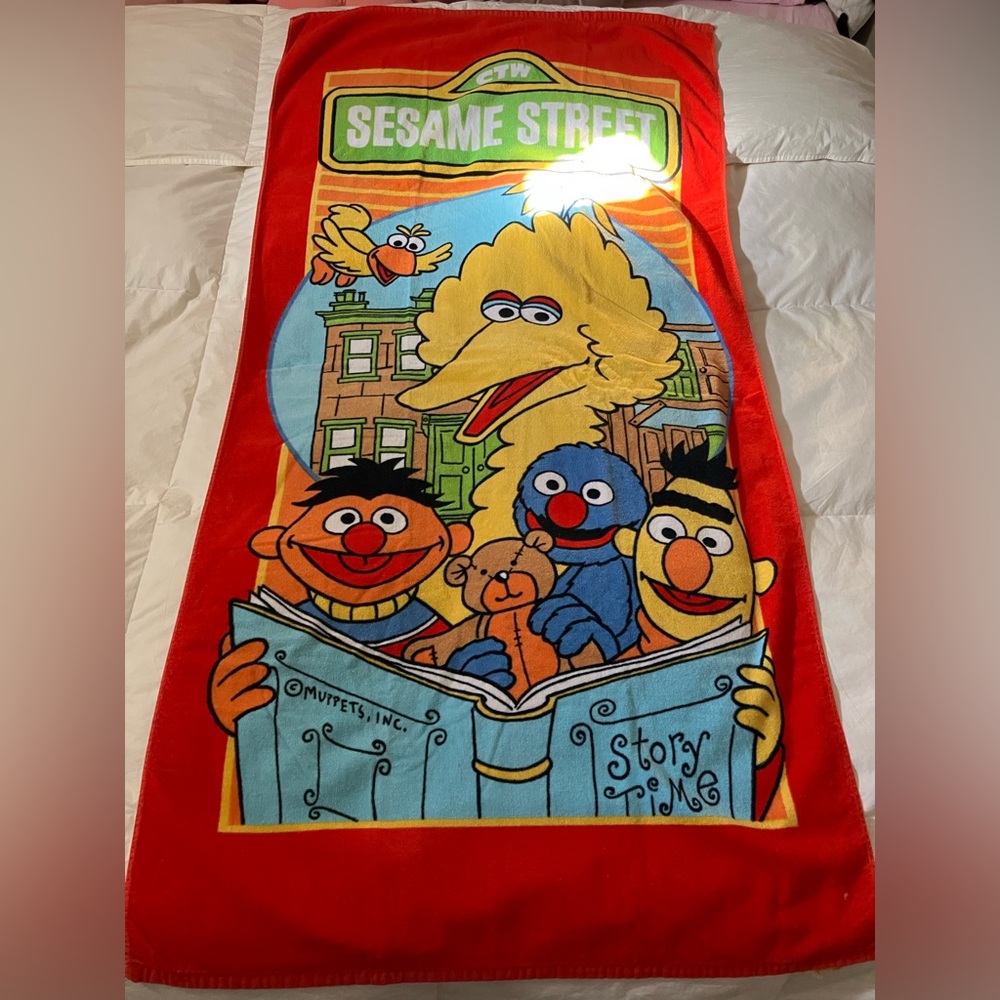 Vintage Sesame Street Towel